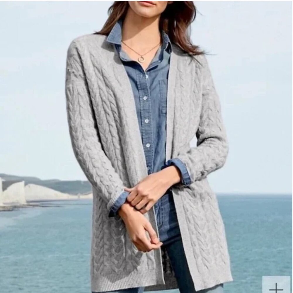 Garnet Hill Cashmere Cardigan